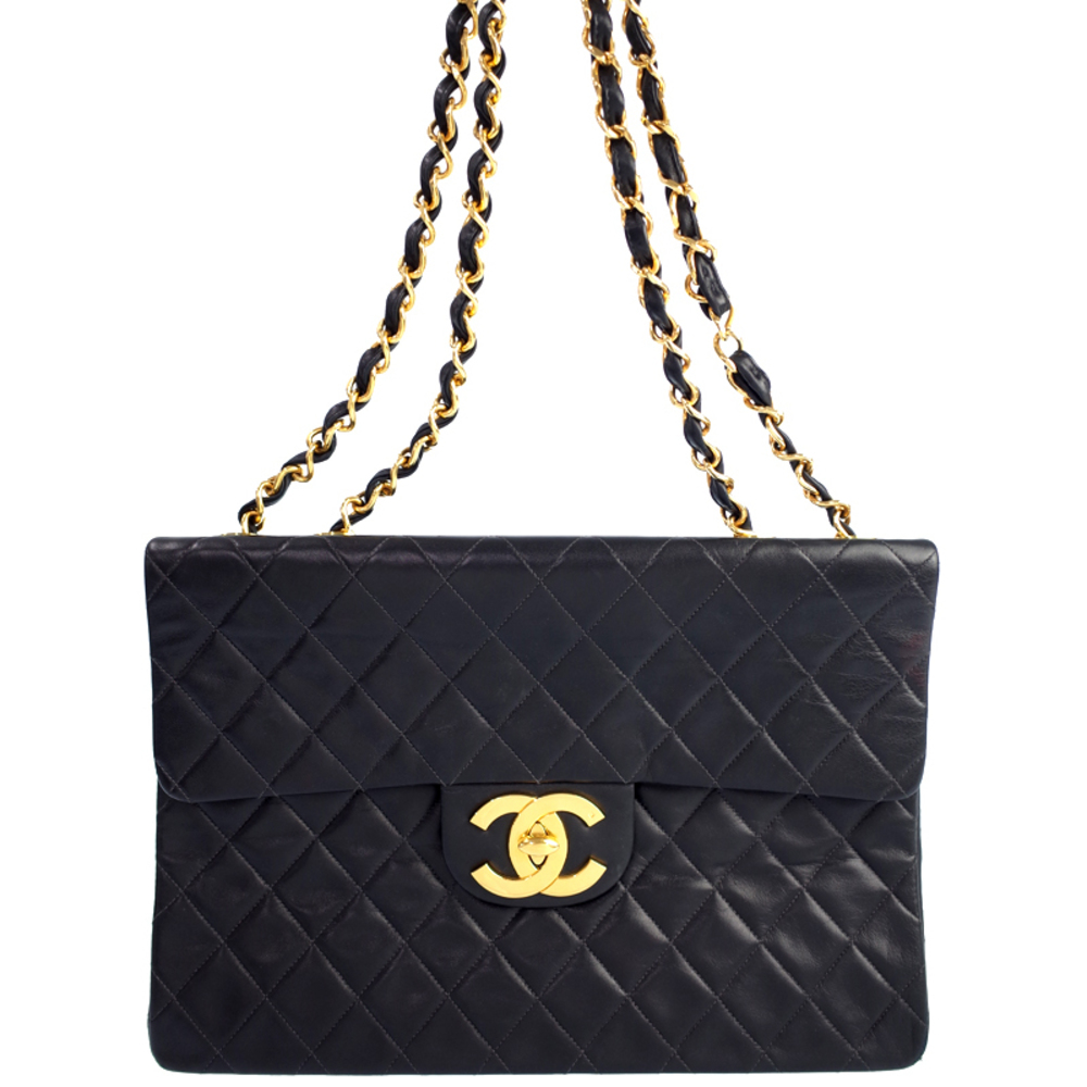 Chanel Matelasse Chain Shoulder Bag Black